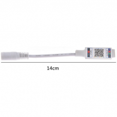  Контролер / димер для світлодіодних стрічок 5-12V RGB, 6А. Nano Bluetooth, 3 канали по 2A